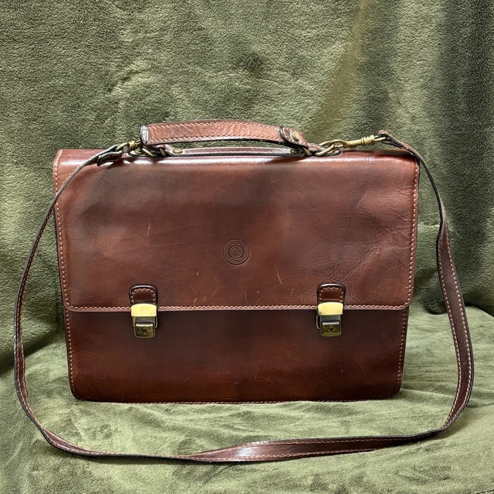Messenger Leather Bag (Unisex)